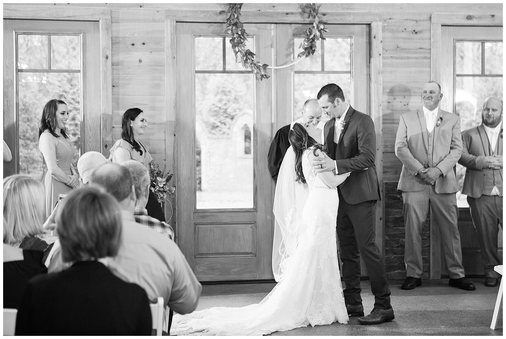 winter barn wedding in the rain nc photographer