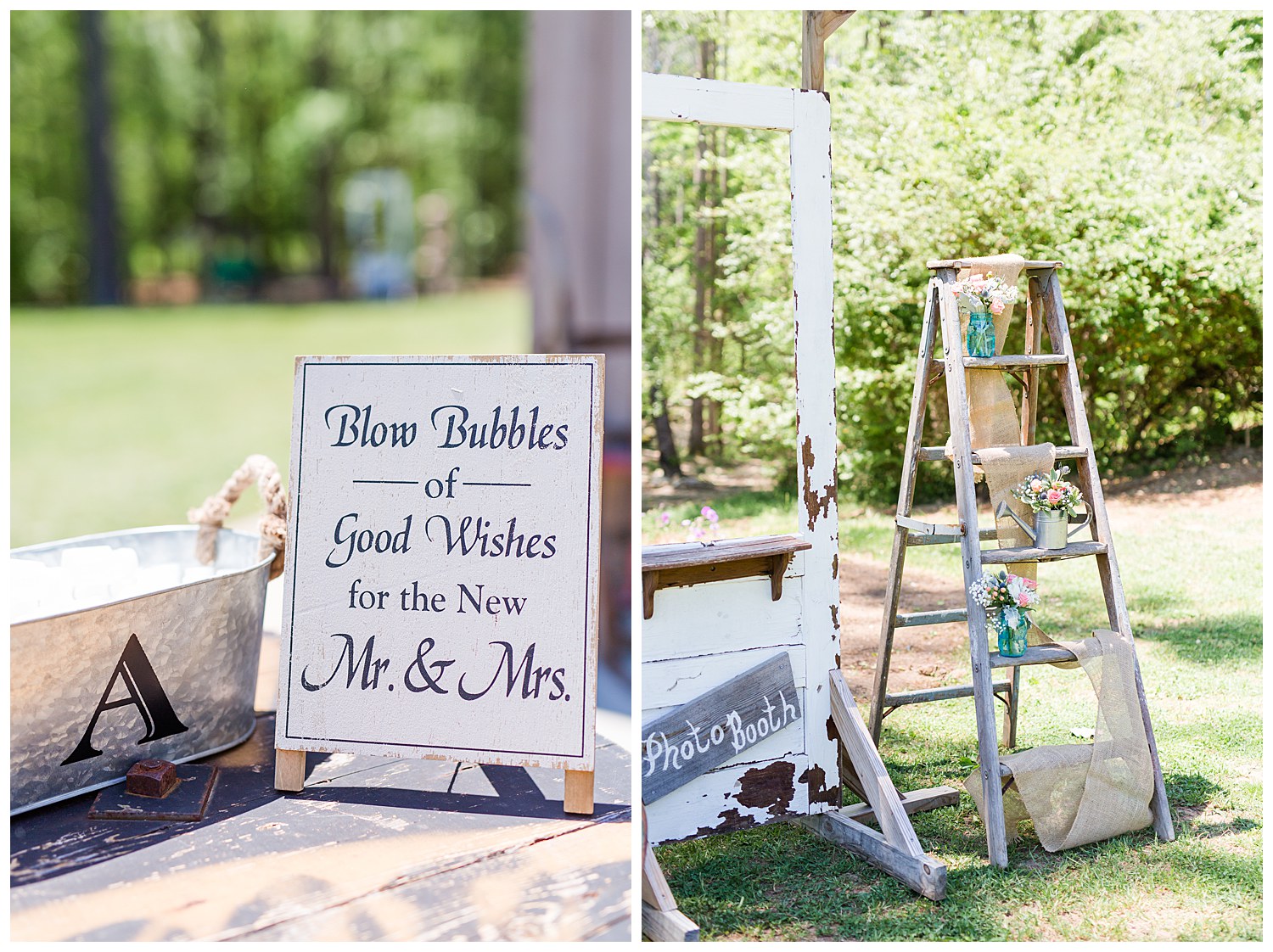 Rustic wedding in Gastonia, NC at The Gathering Place by a Charlotte wedding photographer, Jacqueline Jones Photography