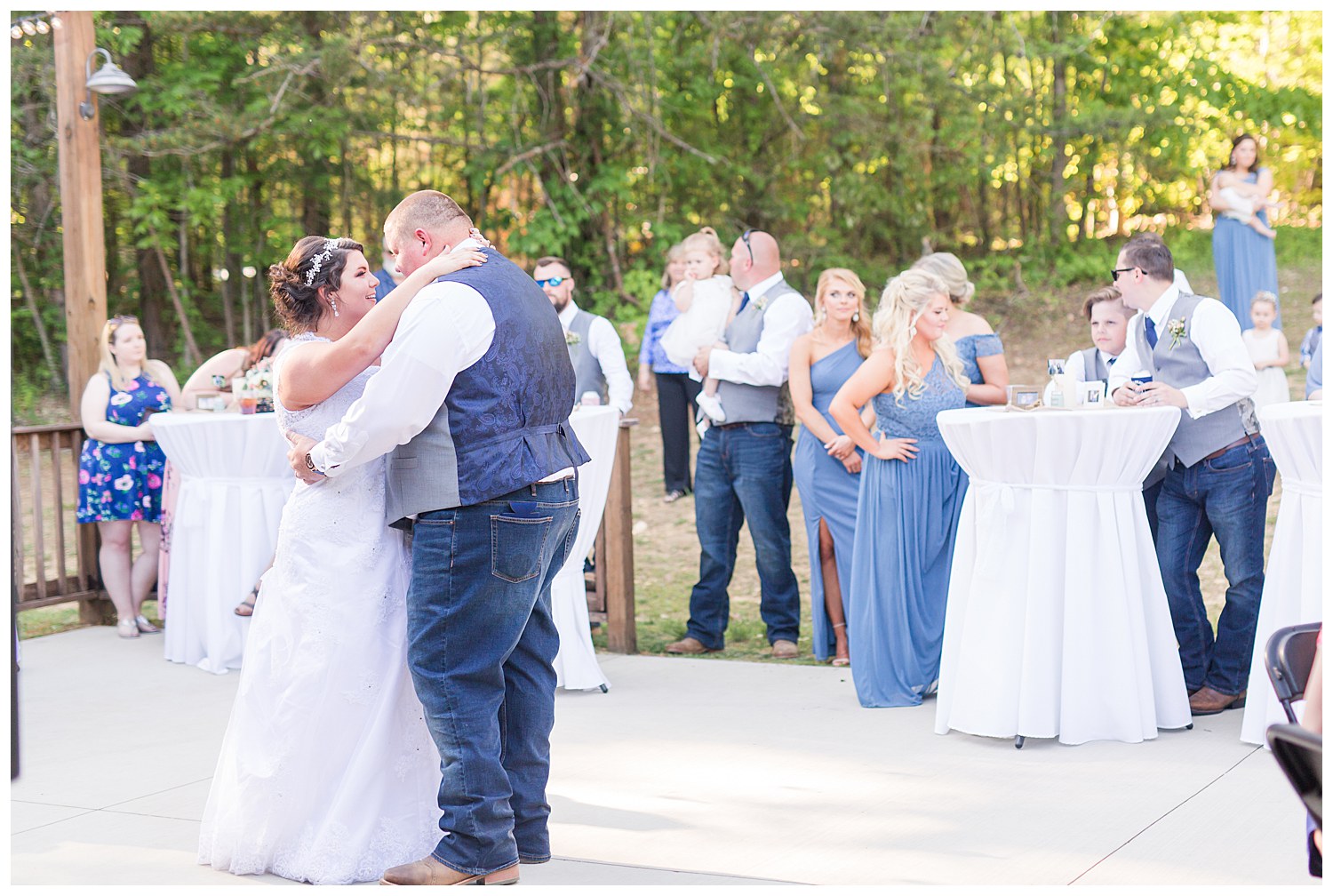 first dance at the gathering place in gastonia NC by Charlotte wedding photographer Jacqueline Jones photography