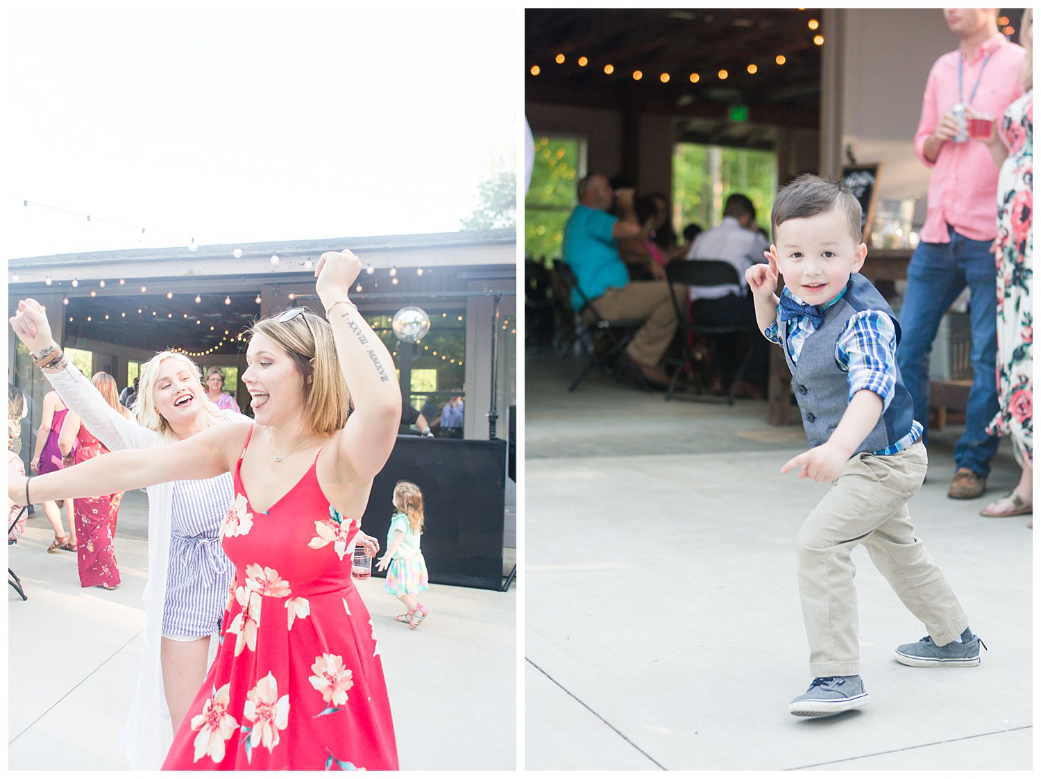 reception at the gathering place in gastonia NC by Charlotte wedding photographer Jacqueline Jones photography