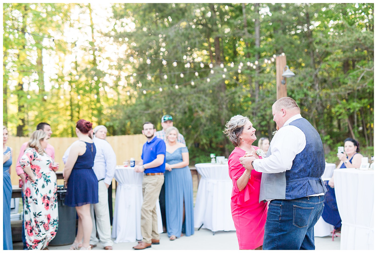 reception at the gathering place in gastonia NC by Charlotte wedding photographer Jacqueline Jones photography