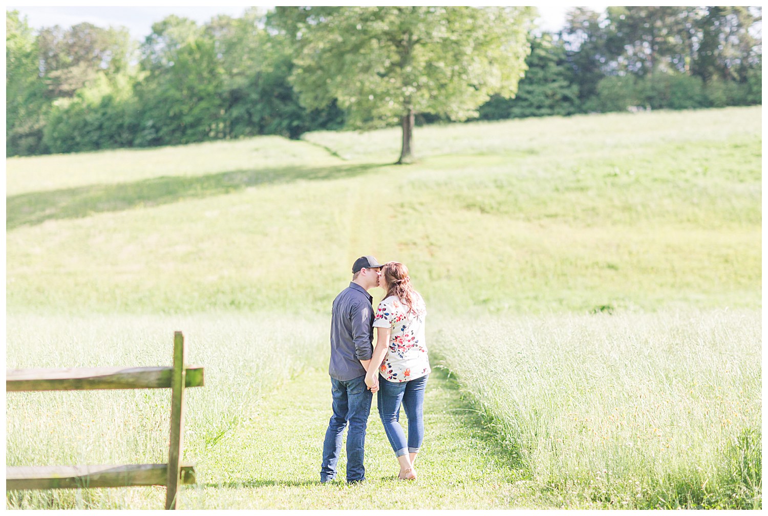 Engagement Session in Vineyard in Charlotte NC