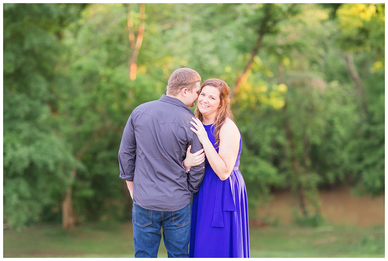 engagement session at the barn at sandcastle farm in Dallas, NC