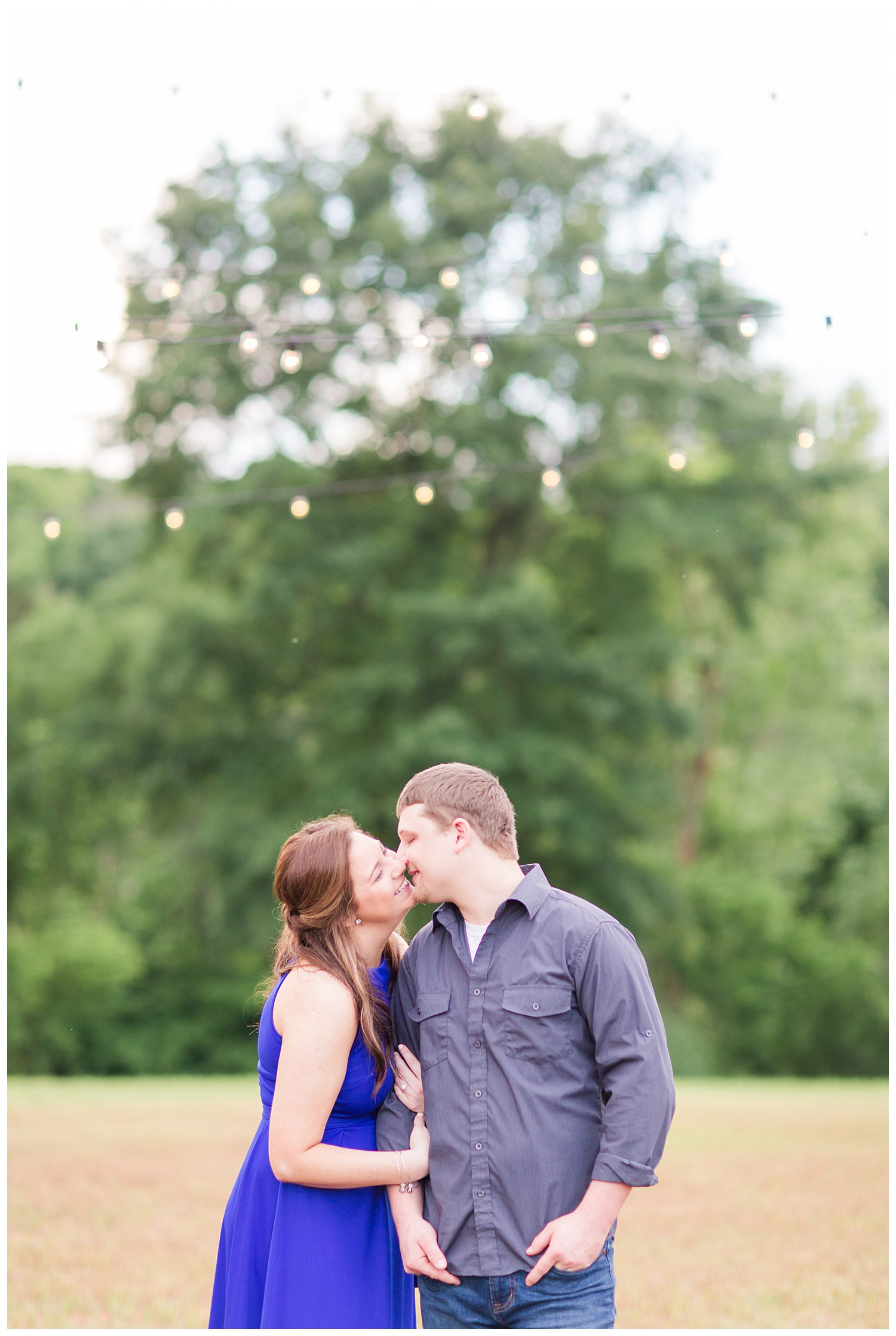 Couple Dancing engagement session at the barn at sandcastle farm in Dallas, NC