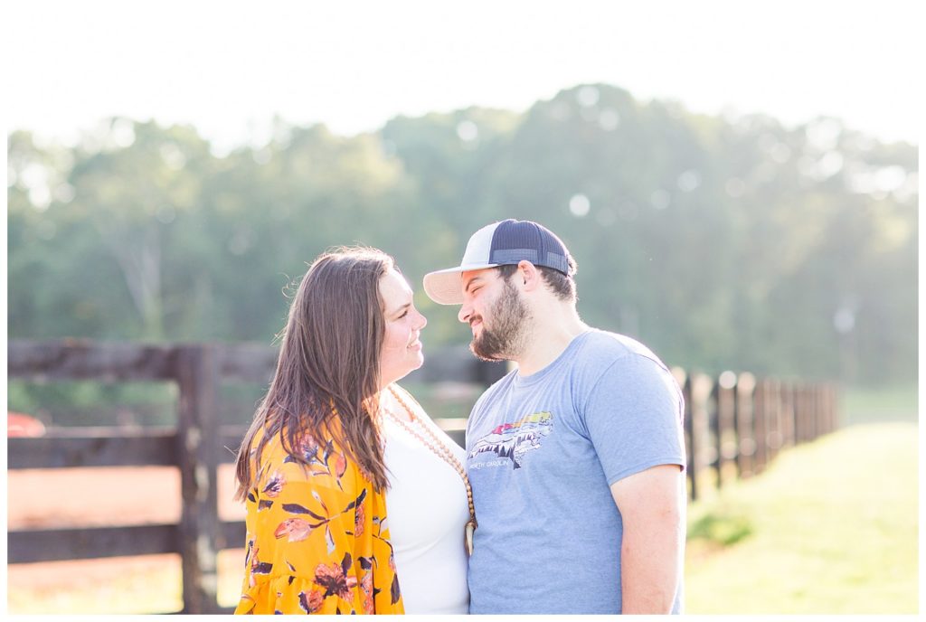 Circle M Farms engagement in lincolnton nc