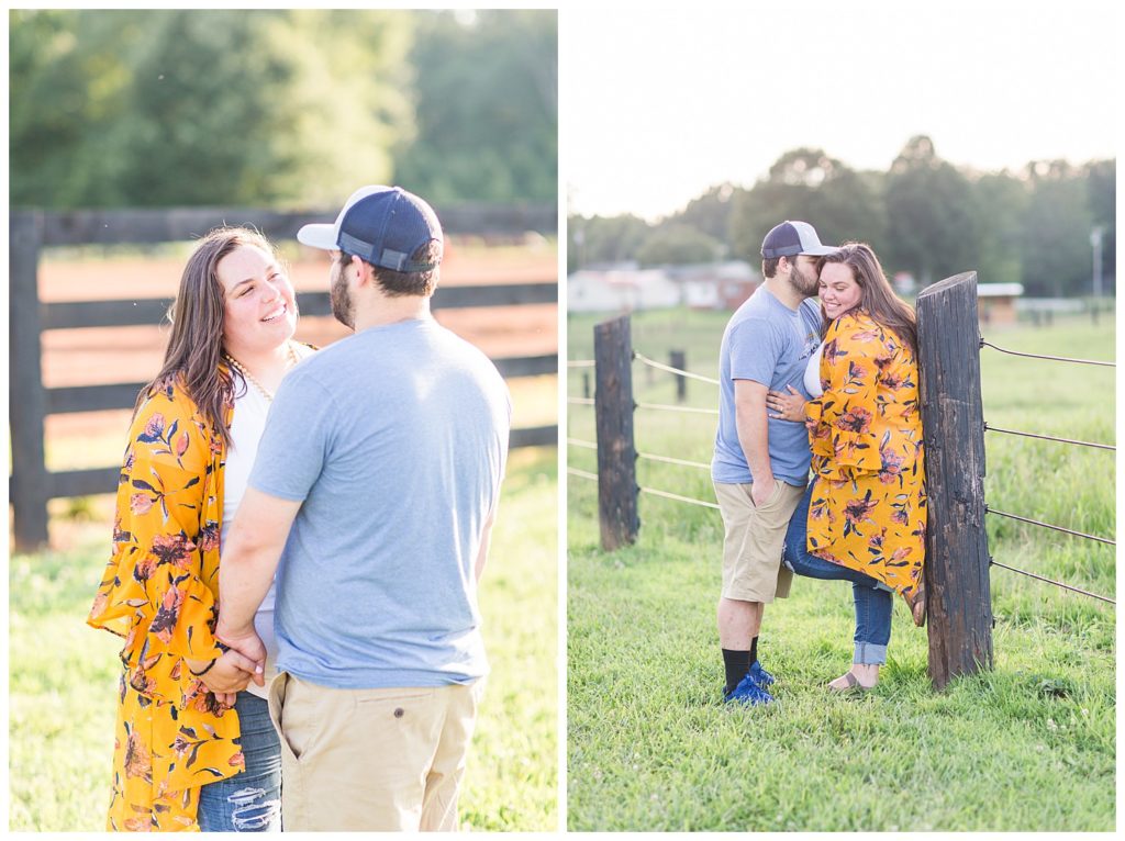 Circle M Farms engagement in lincolnton nc