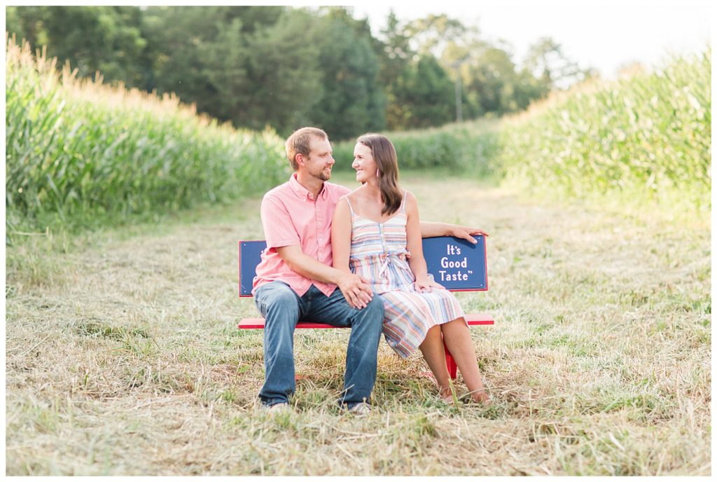 cheerwine engagement session Charlotte wedding photographer