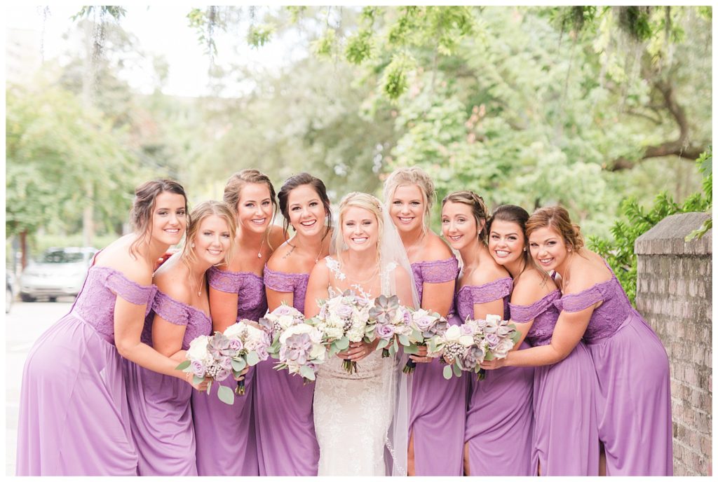 wedding with Spanish moss in Charleston 