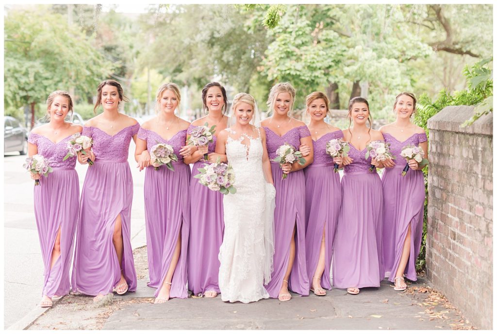 wedding with Spanish moss in Charleston 