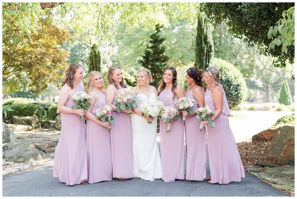 Langtree Plantation blush and green wedding by Charlotte Wedding Photographer 