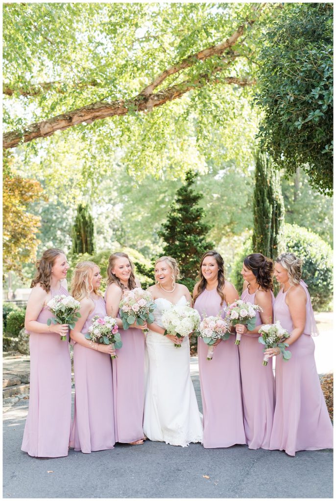 Langtree Plantation blush and green wedding by Charlotte Wedding Photographer 