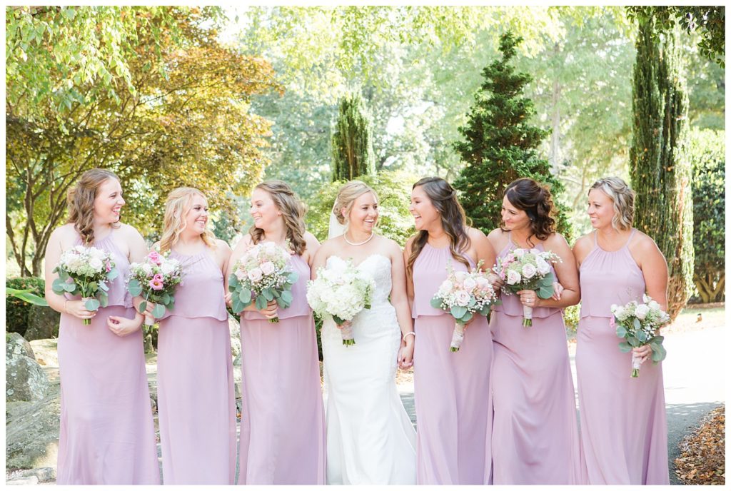 Langtree Plantation blush and green wedding by Charlotte Wedding Photographer 