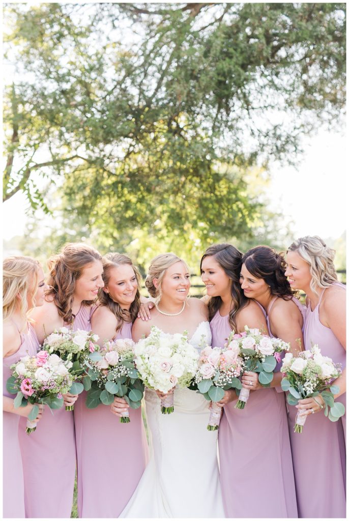 Langtree Plantation blush and green wedding by Charlotte Wedding Photographer 