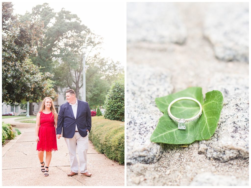 Downtown Raleigh Capital Engagement Session by Jacqueline Jones Photography