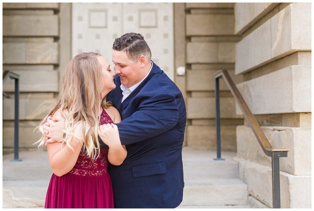 Downtown Raleigh Capital Engagement Session by Jacqueline Jones Photography