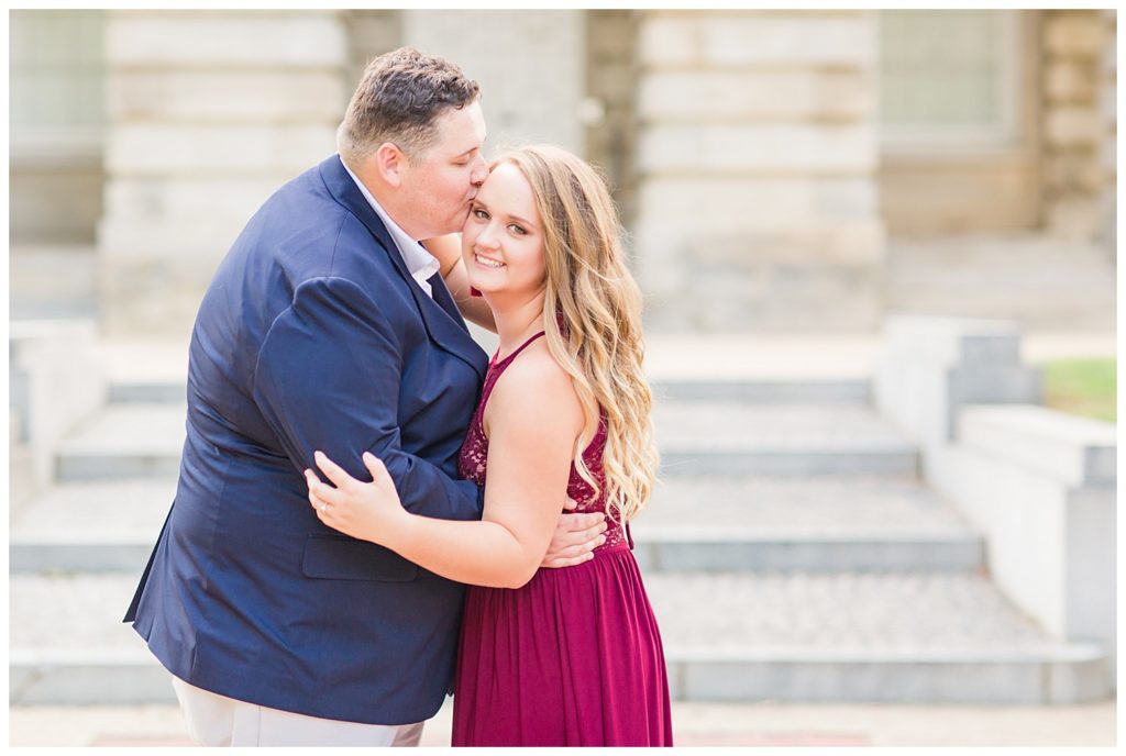 Downtown Raleigh Capital Engagement Session by Jacqueline Jones Photography