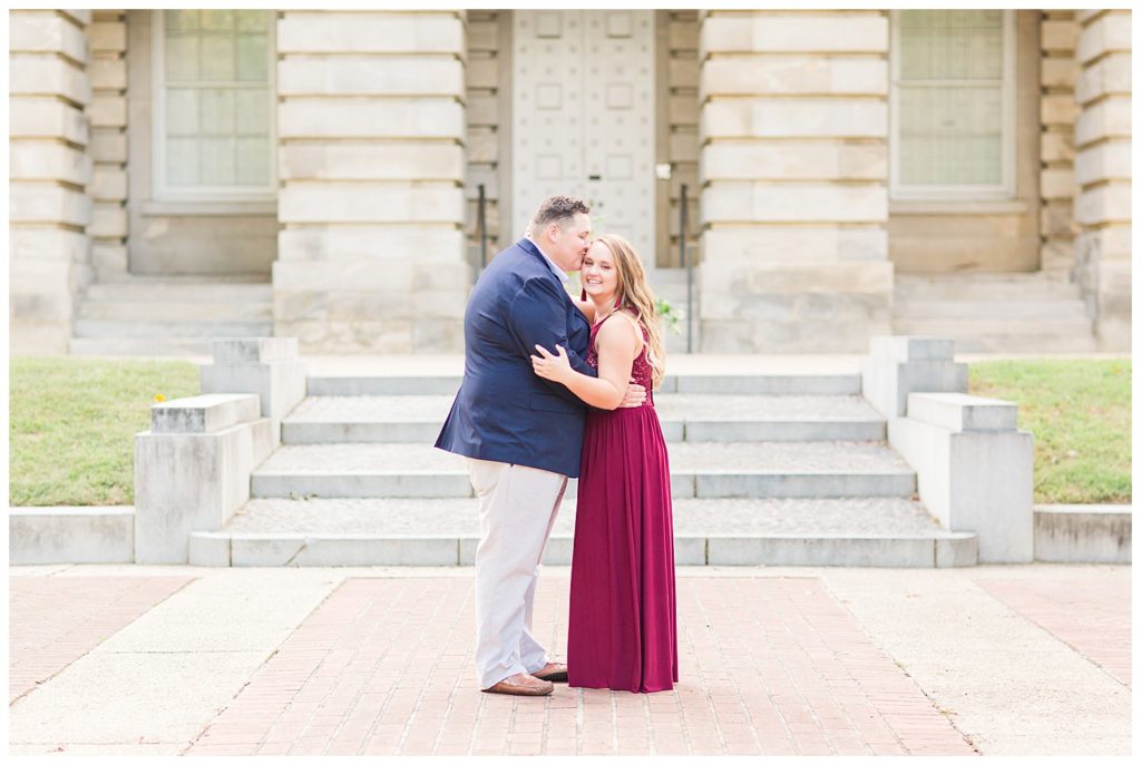 Downtown Raleigh Capital Engagement Session by Jacqueline Jones Photography