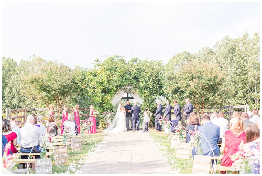 Wedding at The Barn At Blue Berry Hill in Elkin, NC By Jacqueline Jones Photography