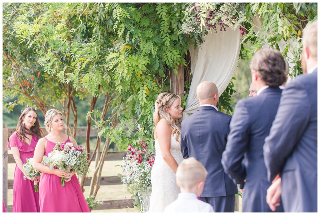 Wedding at The Barn At Blue Berry Hill in Elkin, NC By Jacqueline Jones Photography