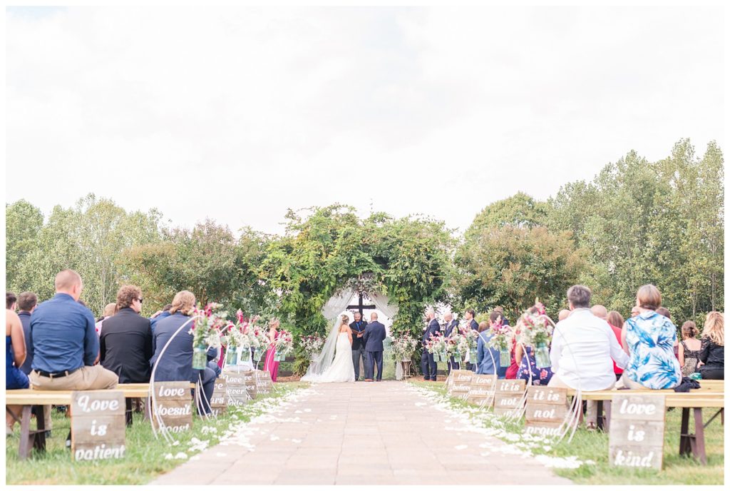 Wedding at The Barn At Blue Berry Hill in Elkin, NC By Jacqueline Jones Photography