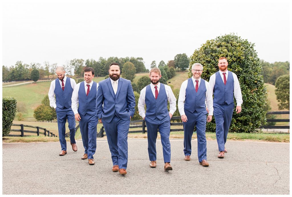 Groom and groomsman