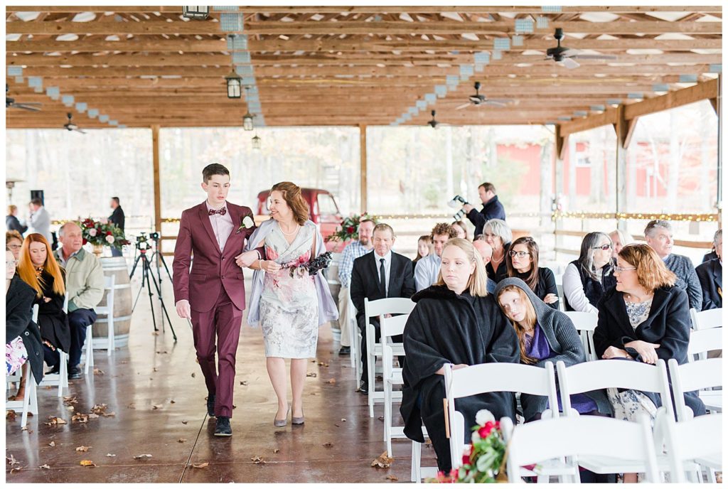 Bridesmaids and groomsman in Mount Pleasant at the Farm at Brusharbor by Charlotte wedding photographer, Jacqueline Jones