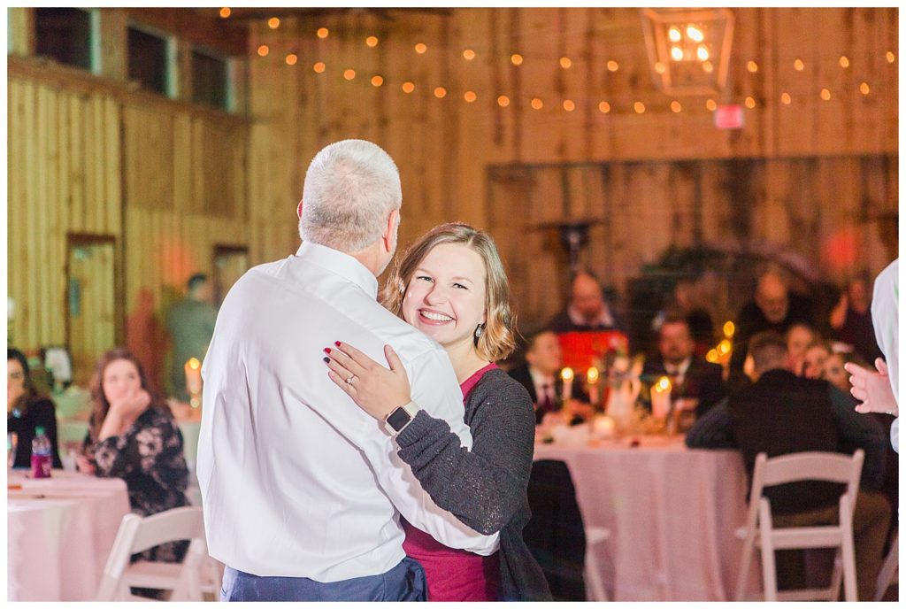 Dancing at the Barn at Sandcastle Farm in Dallas, NC by Charlotte wedding photographer, Jacqueline Jones