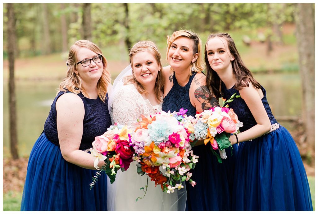 a colorful crafty diy wedding in Charlotte nc