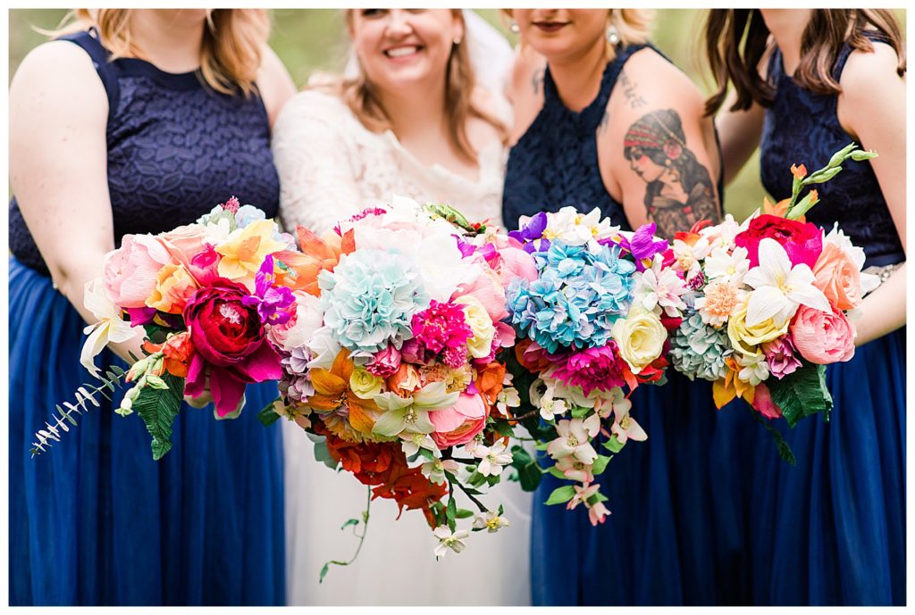 a colorful crafty diy wedding in Charlotte nc