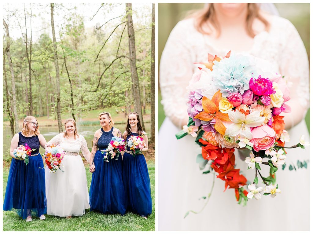 a colorful crafty diy wedding in Charlotte nc