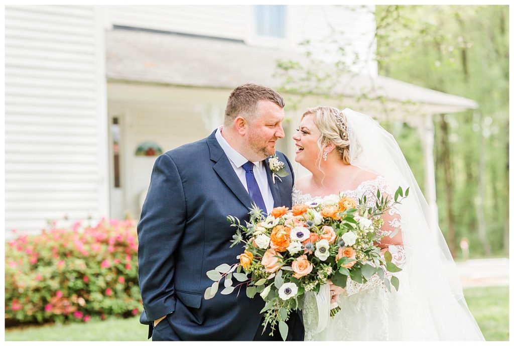 wedding at the rafters at st marks episcopal church in Huntersville nc