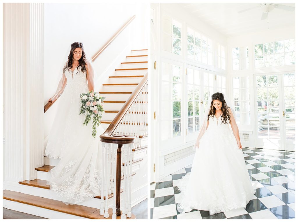 Bridal Session at Separk Mansion by Charlotte Wedding Photographer Jacqueline Jones Photography