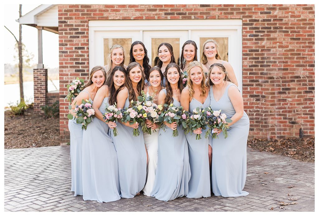 Charlotte Wedding Photographer Jacqueline Jones Photography Blue pink ivory wedding at the farmstead